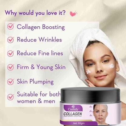 Cassidy Collagen Instant Hydration Firming Cream, 60gm