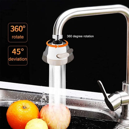 Sulfur ABS 360 Degree Rotation/Movable Bubbler Saving Water Faucet/tap