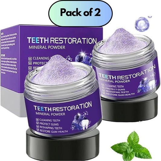 Teeth Restoration Mineral Powder 100gm Pack of 2