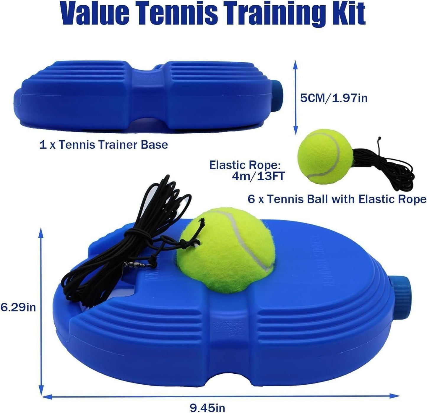 Solo Tennis Trainer Rebound Ball with String for Self Tennis Practice