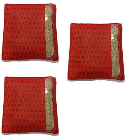 Saree Cover - Printed Non Woven Saree Organizers (Pack of 6)